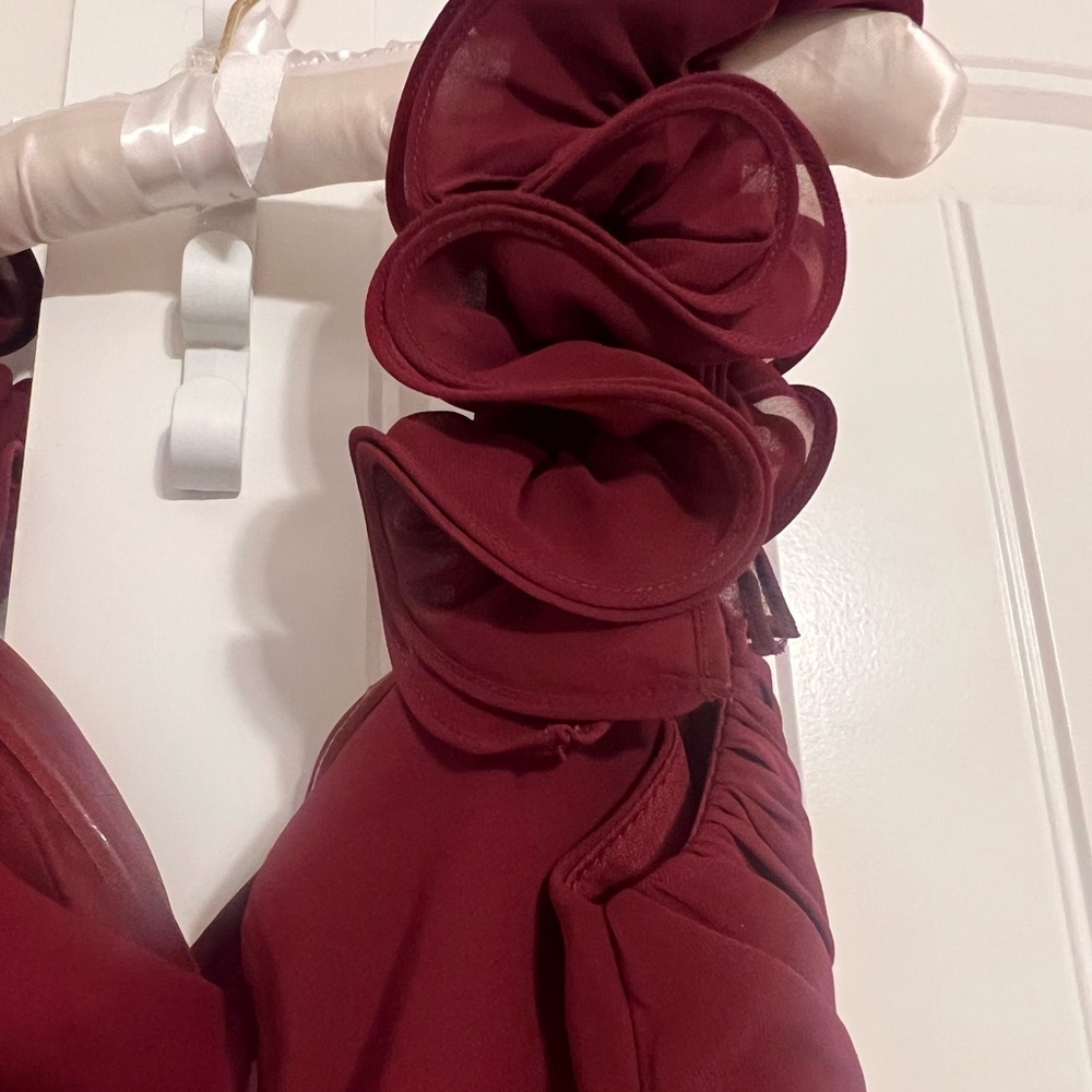 Fashion Nova Burgundy Maxi Dress NWT - Picture 8 of 8